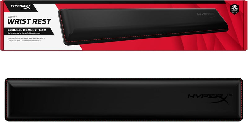 HyperX HX-WR Full Sized Cooling Gel Memory Foam Wrist Rest — main product image