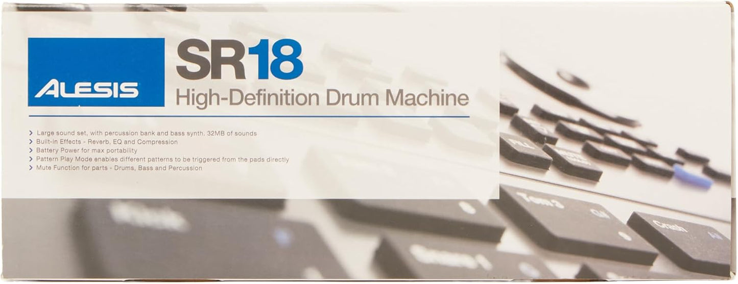 Alesis SR-18 Studio Drum Machine with Effects and Sounds