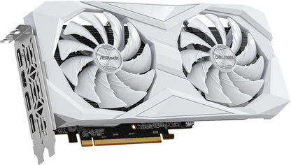 ASRock RX6600 CLW 8G Challenger White Graphics Card