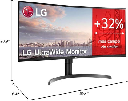 LG 35WN65C-B 35" Curved UltraWide QHD HDR FreeSync Monitor