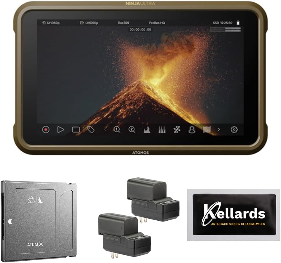 Atomos ATOMNJAU01 Ninja Ultra 5.2" 4K HDMI Monitor Bundle