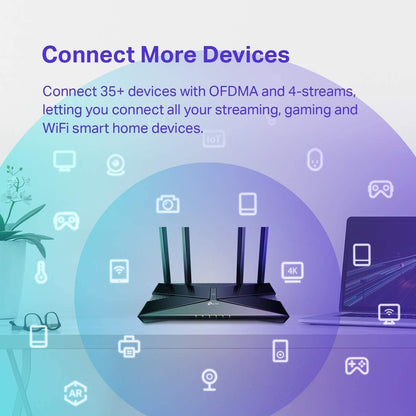 TP-Link AX1800 Archer AX20 WiFi 6 Router, Dual-Band (Refurbished)