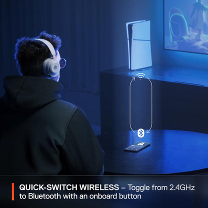 SteelSeries 61671 Arctis Nova 5 White Wireless Gaming Headset
