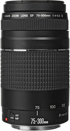 Canon 6473A003 EF 75-300mm f/4-5.6 III Lens Bundle Renewed