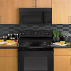 GE JVM3160DFBB Over-the-Range Microwave Oven Black Bundle