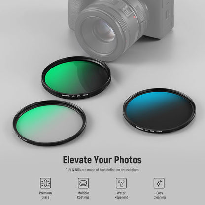 Neewer UV/CPL/ND Lens Filter Kit 52mm Camera