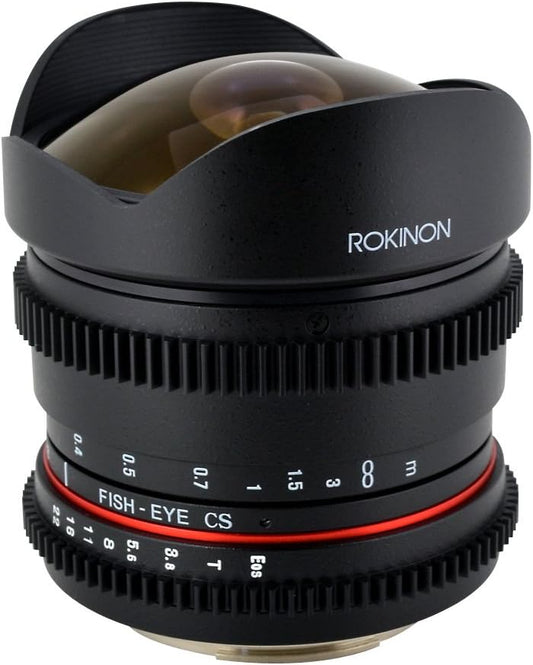 Rokinon RK8MV-C 8mm Cine Fisheye Lens - Canon DSLR