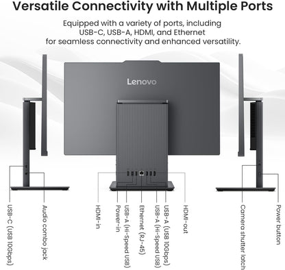 Lenovo 24ARR9 IdeaCentre 24" Touchscreen All-in-One Desktop Ryzen 5 1TB SSD