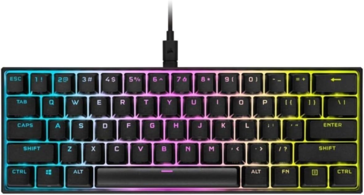 Corsair CH-9194011-NA-RF K65 RGB Mini Mechanical Keyboard Renewed