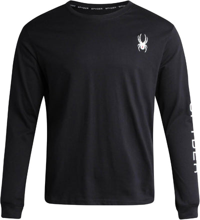 Spyder Men's Long Sleeve Tee: Mountain Top Graphic, Casual Fit