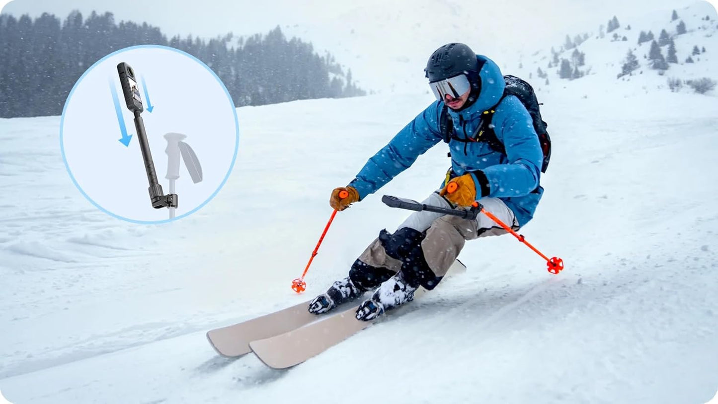 Insta360 CINSBAVQ-ALT4 Ski Pole Mount for Action Cameras