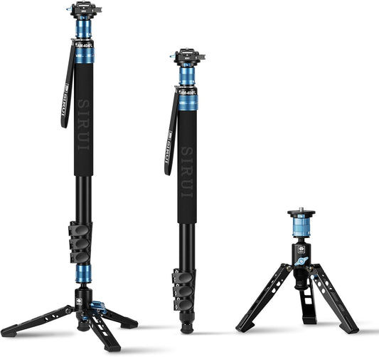 Sirui AM-404FL+QC-55 Monopod Feet Quick Release Plate