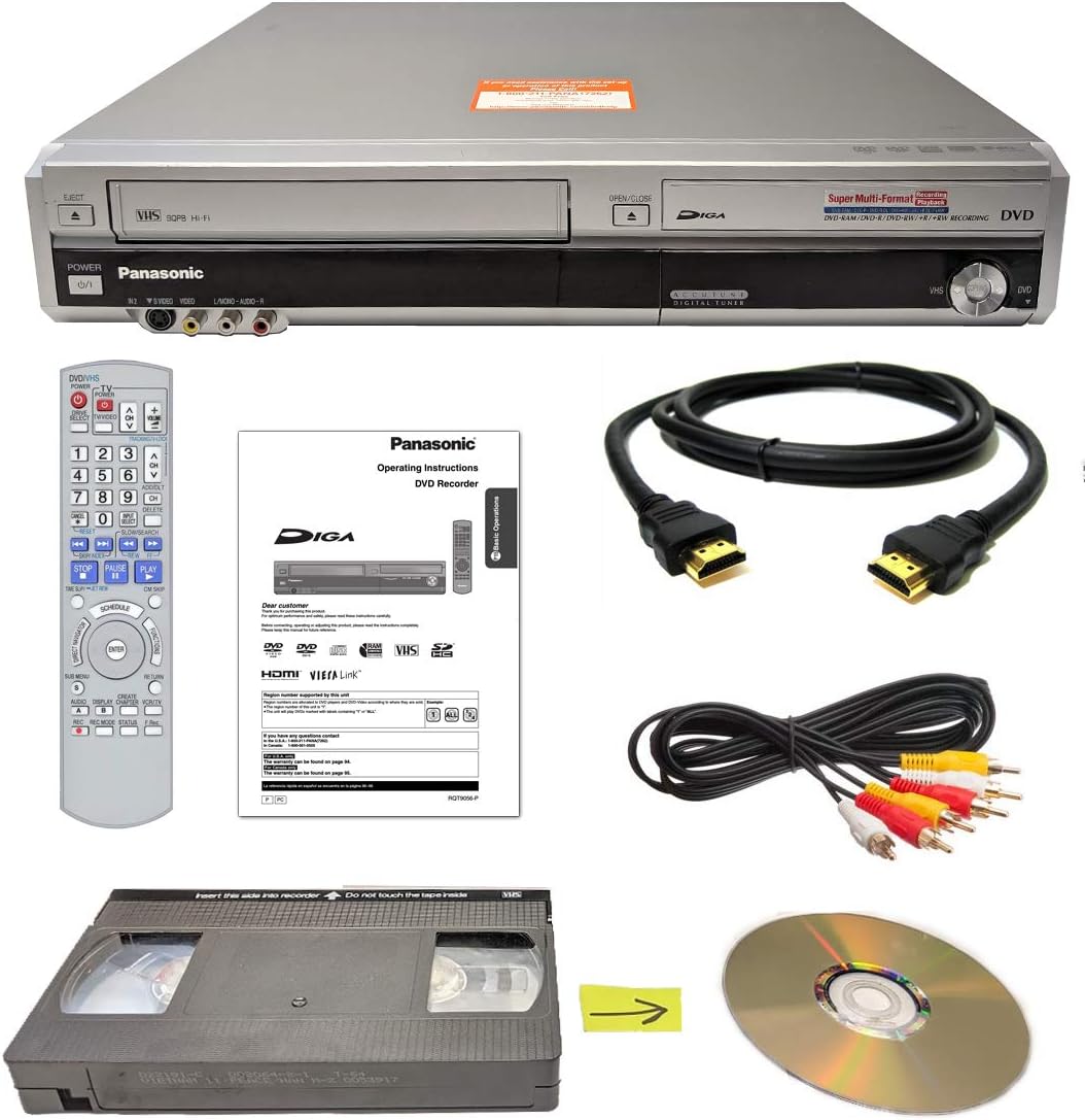 Panasonic VHS to DVD Recorder Combo HDMI