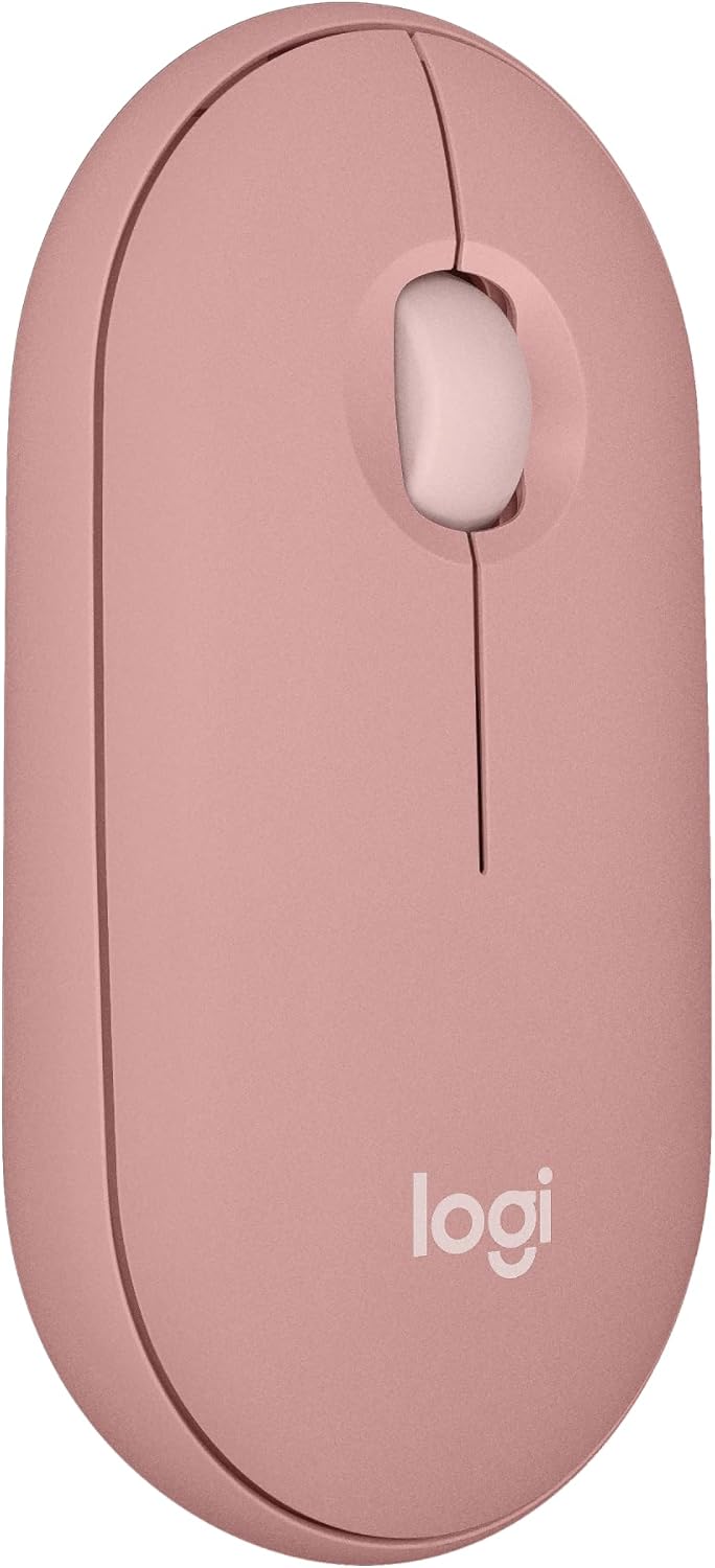 Logitech 910-007023 Pebble Mouse 2 M350s Tonal Rose