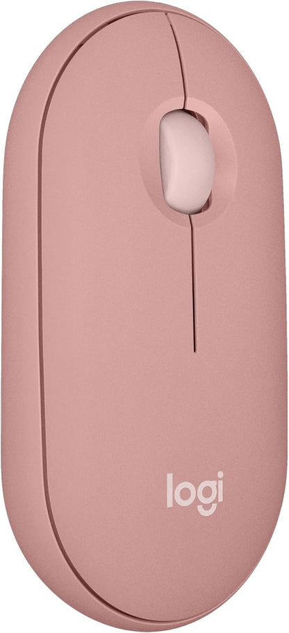 Logitech 910-007023 Pebble Mouse 2 M350s Tonal Rose