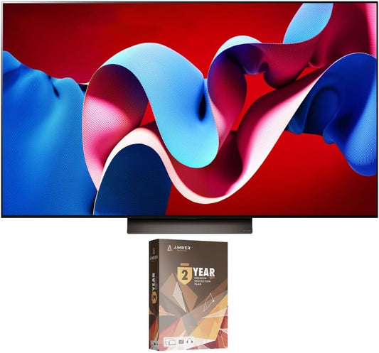 LG OLED65C4PUA 65-Inch Evo OLED TV + Protection