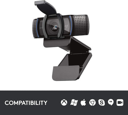 Logitech 960-001257 C920S HD Pro Webcam 1080p