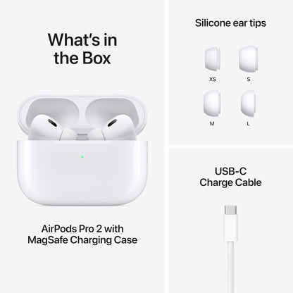 Apple MTJV3LL/A AirPods Pro 2 USB-C Wireless Earbuds