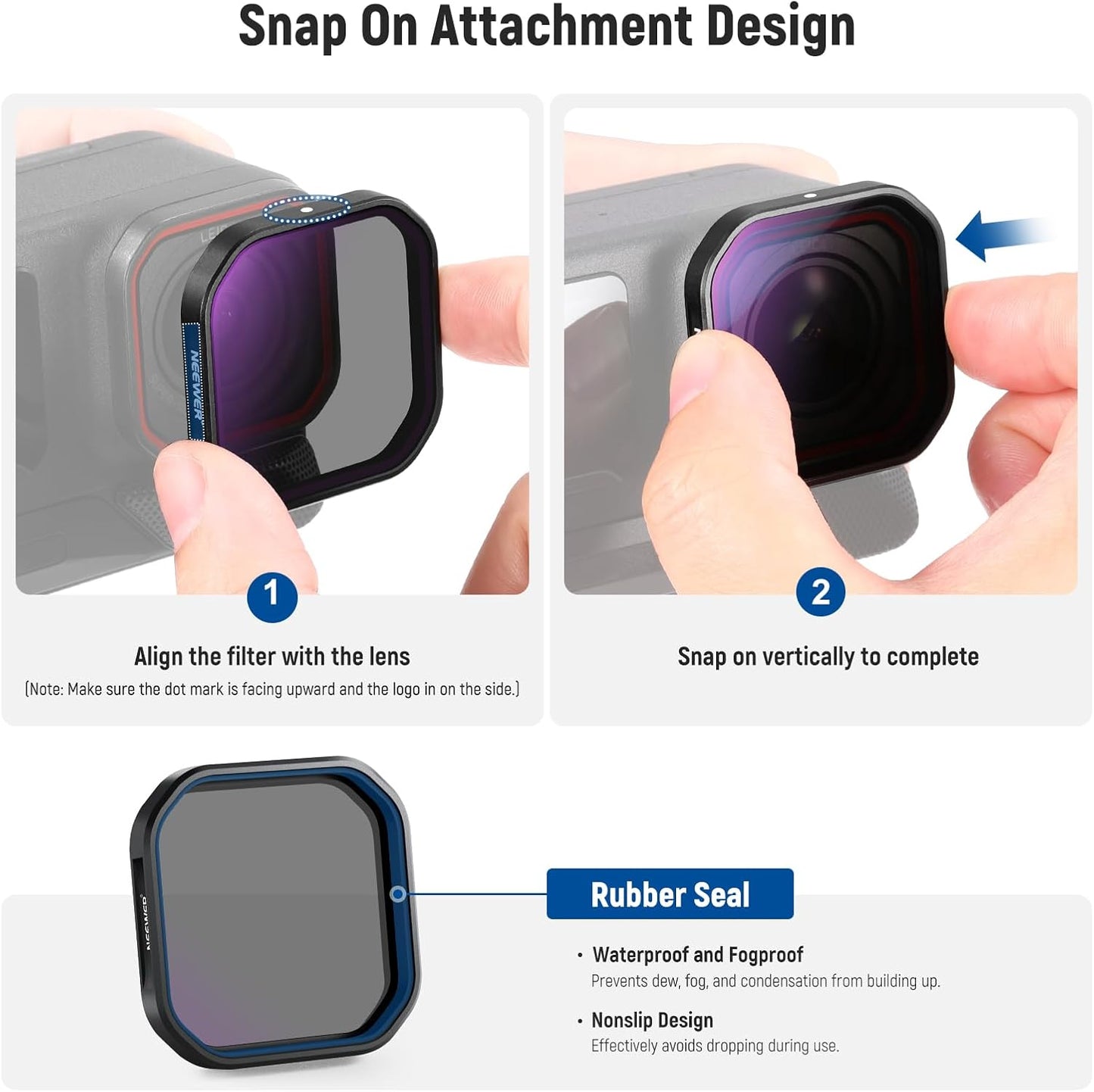 Neewer 10105316 Insta360 Ace Pro ND/PL Filter Set
