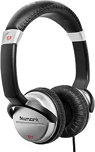 Numark HF125 DJ Headphones - Ultra-Portable, 40mm Drivers, Closed Back
