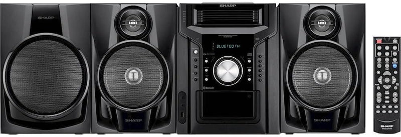 Sharp Bluetooth 350W 5-Disc CD Stereo System — main product image