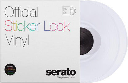 Serato SCV-PS-SL-BM Sticker Lock 12" Control Vinyl Pair