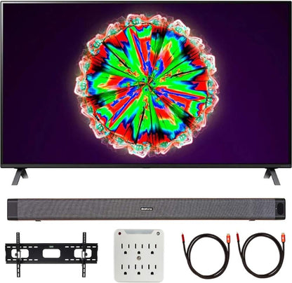 LG 75NANO80UNA: 75" 4K NanoCell Smart TV with Soundbar Bundle