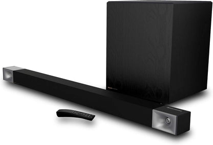 Samsung QN65Q60AA 65" QLED TV Klipsch Soundbar Used