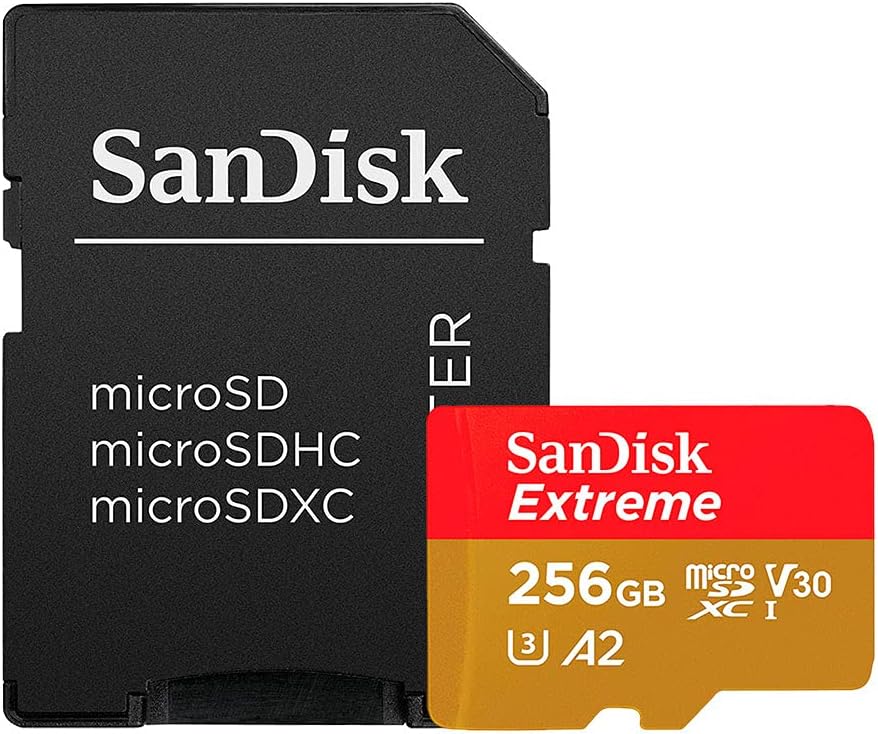 SanDisk SDSQXA1-256G-GN6MA 256GB Extreme MicroSD Card