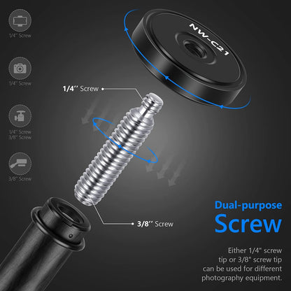 Neewer 10098021 Carbon Fiber Tripod Extension Tube