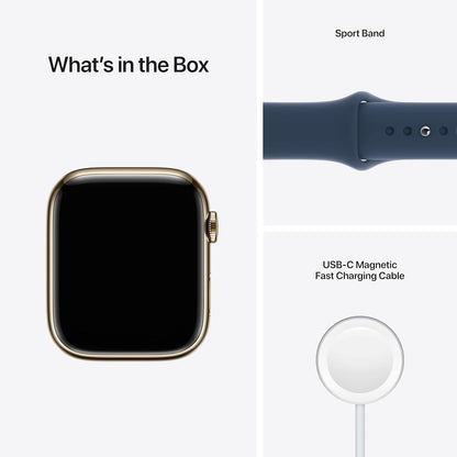 Apple Watch Series 7 45mm Gold Stainless Steel Cellular