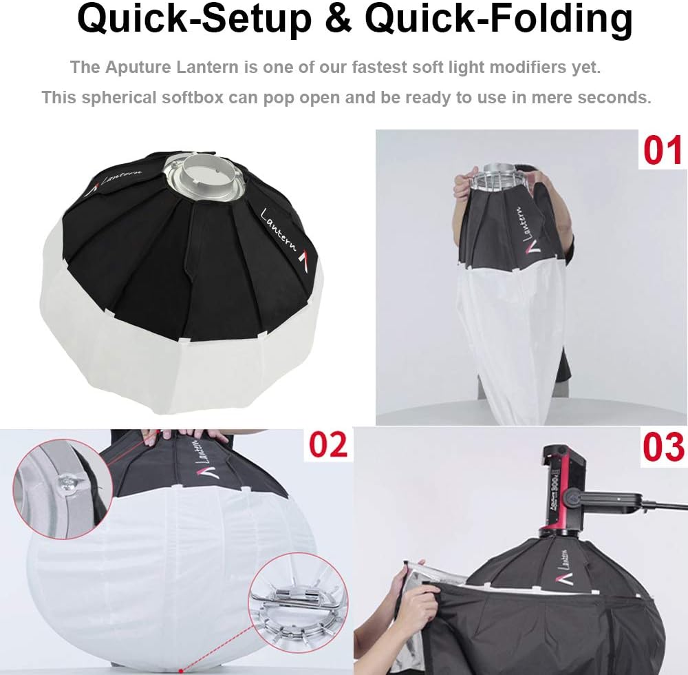 Aputure 26 inches Lantern Softbox Bowens Mount Light