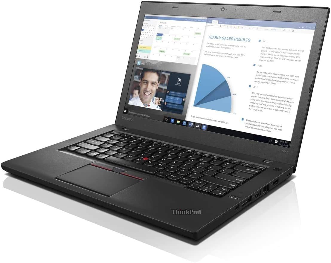 Lenovo ThinkPad T460 i5 8GB 256GB SSD Renewed Laptop