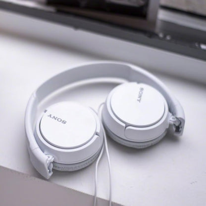 Sony 4326545855 On-Ear Extra Bass Headphones - White