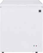 RCA RFRF450-AMZ 5.1 Cu Ft Chest Freezer, White - Compact Storage