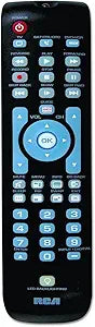 RCA RCRN03BE Three-Device Universal Remote (Black) — main product image