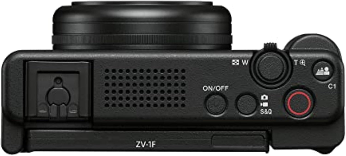 Sony ZV1F/B Vlog Camera 20mm Wide Angle Lens