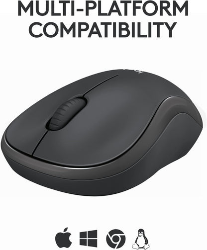 Logitech 910-007113 M240 Silent Bluetooth Wireless Mouse - Graphite
