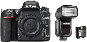 Nikon D750 DSLR Camera Body Flash Bundle