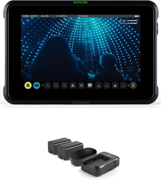 Atomos Shinobi 7 - 7-Inch 4K HDMI HDR Monitor with Power Kit