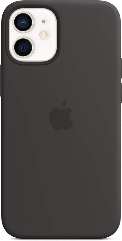Apple iPhone 12 Mini Black Silicone MagSafe Case