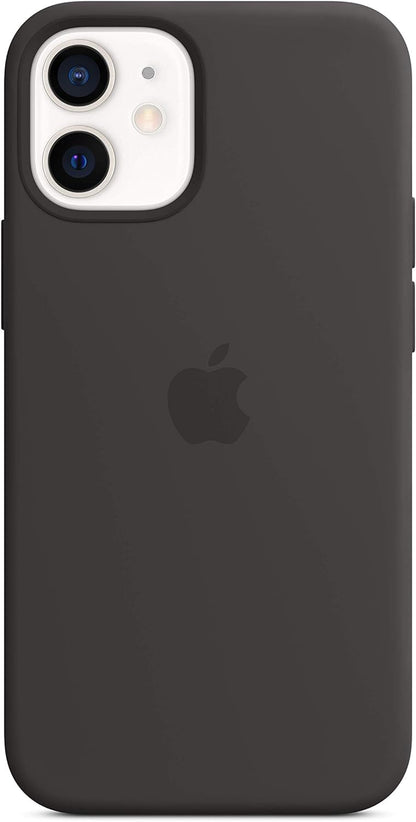 Apple iPhone 12 Mini Black Silicone MagSafe Case