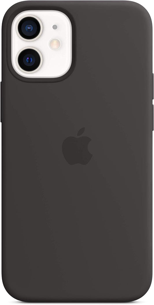 Apple iPhone 12 Mini Black Silicone MagSafe Case