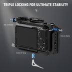 Neewer CA025S ZV-E1 Camera Cage - HDMI Clamp, Arca Base, Protective Rig