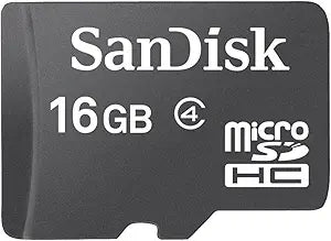 SanDisk 16GB Micro SDHC Memory Card Class 4