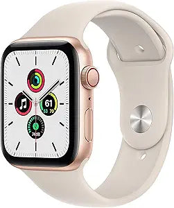 Apple series se 44MM Gold Aluminum Renewed Watch