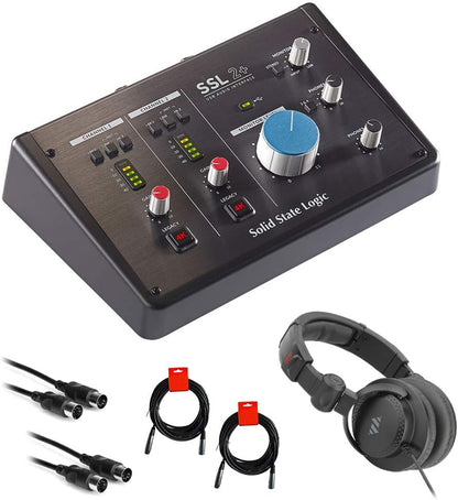 Solid State Logic SSL2+ USB Audio Interface Bundle