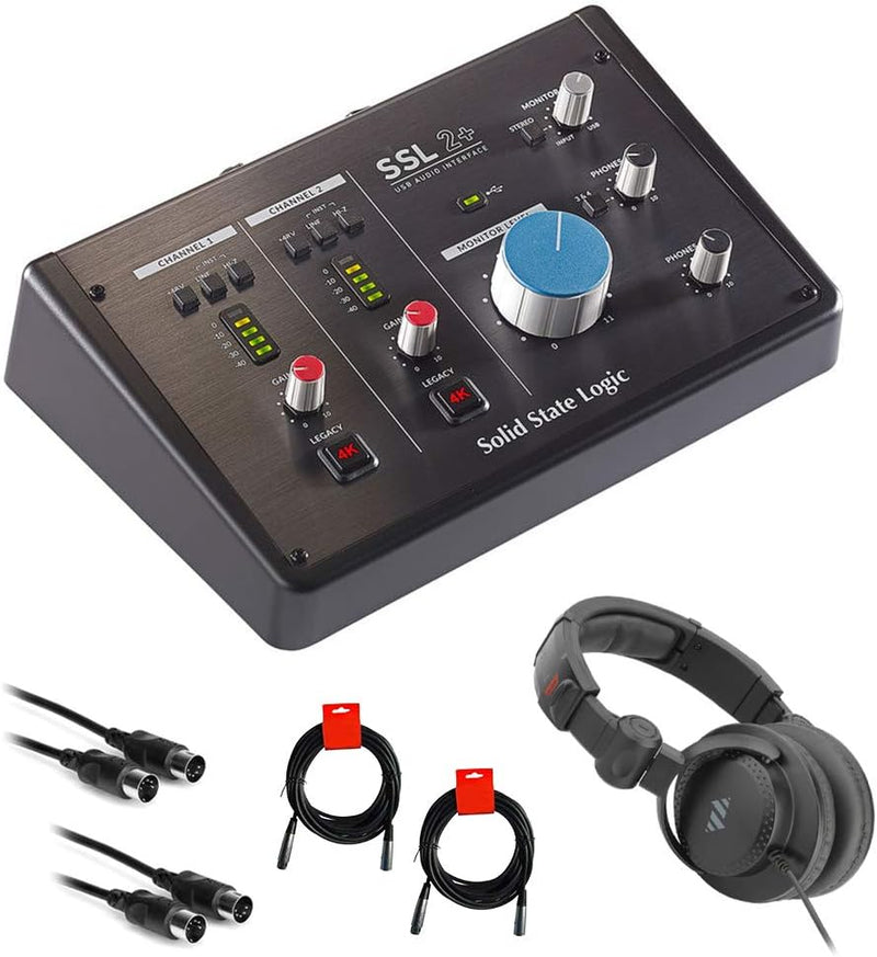 Solid State Logic SSL2+ USB Audio Interface Bundle — main product image
