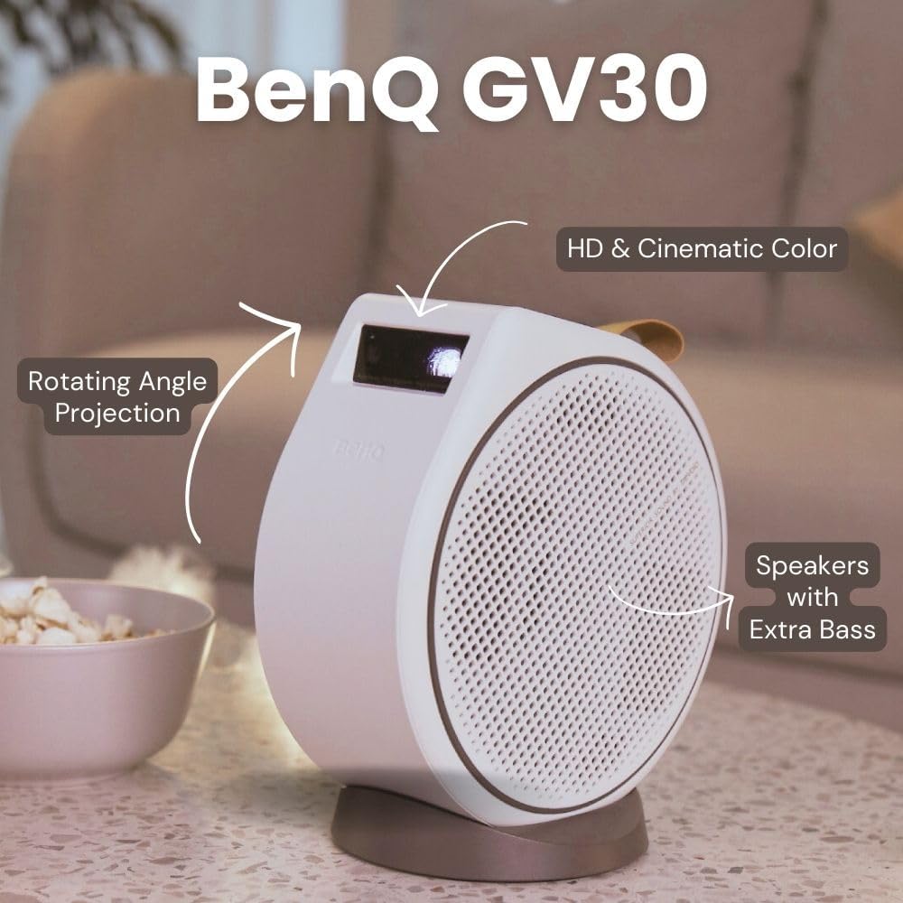 BenQ GV30 Portable Smart Projector Android TV Renewed