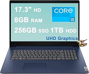 Lenovo Ideapad 3i 17.3" HD Laptop i3-1115G4